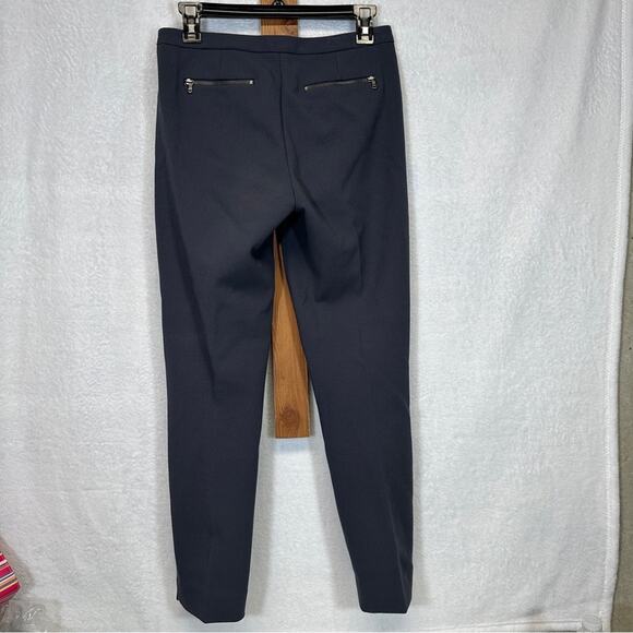 J. Crew Navy Blue Mid‎ Rise Ankle Dress Pants Size 0 - Picture 4 of 13